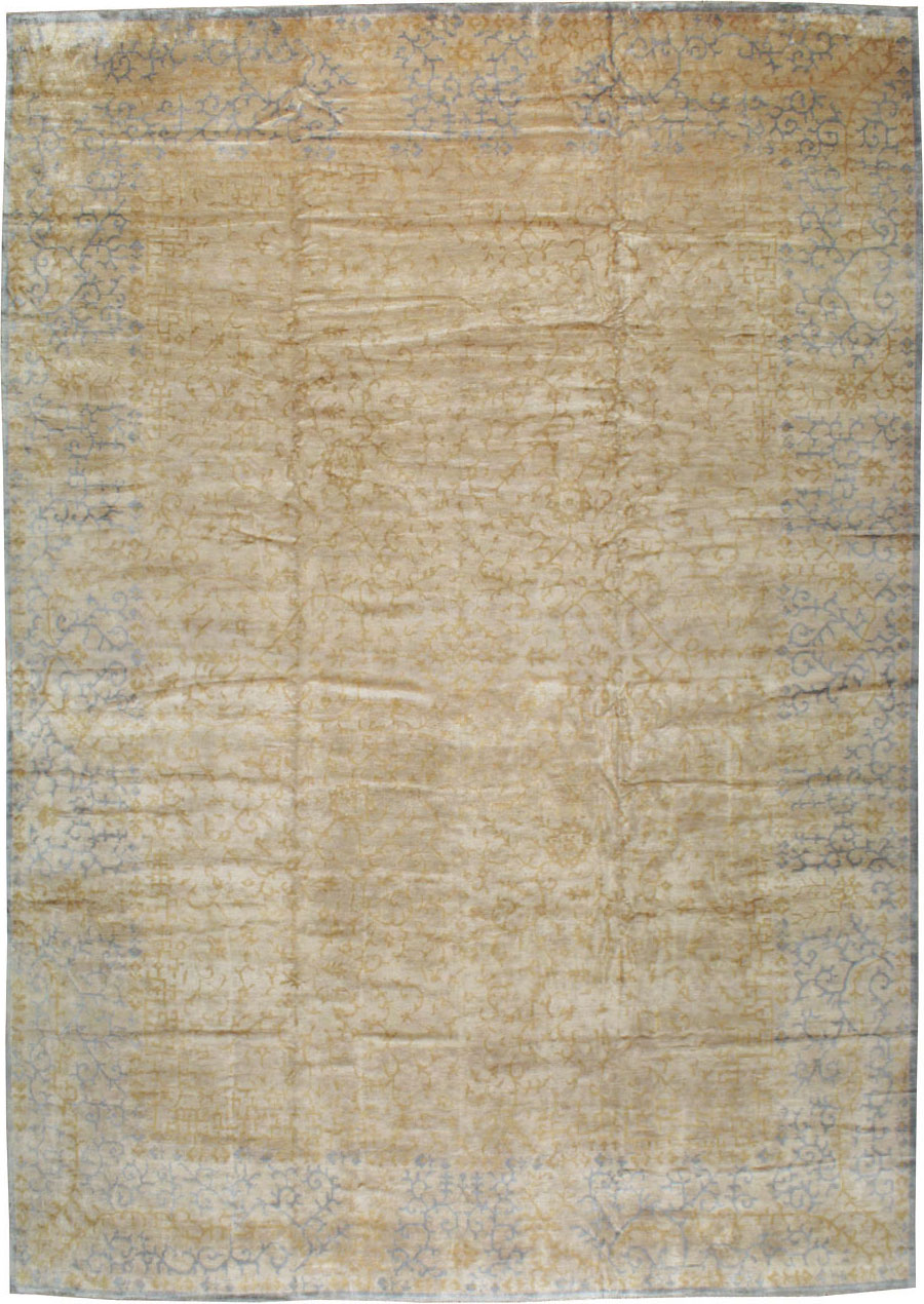 Modern East Turkestan Khotan Carpet, No.24370 - Staging