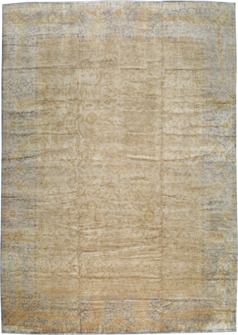 Modern East Turkestan Khotan Carpet, No.24370 - Staging