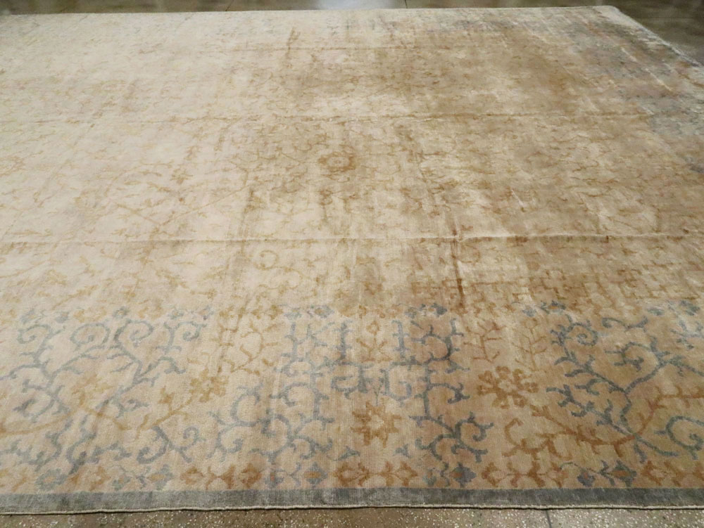 Modern East Turkestan Khotan Carpet, No.24370 - Staging