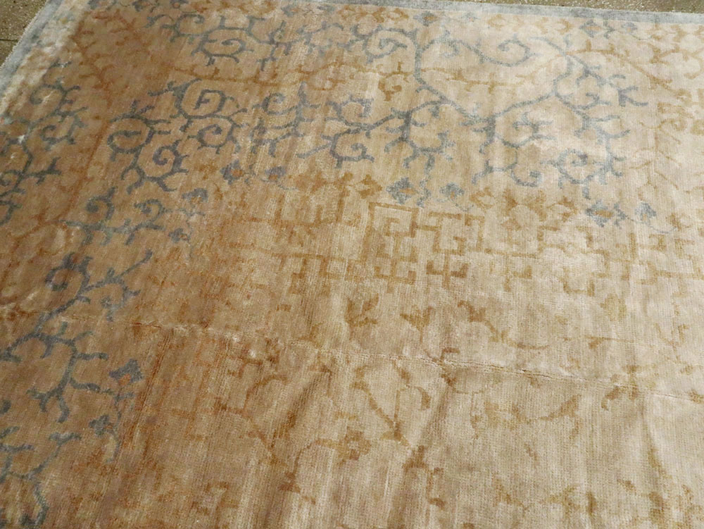 Modern East Turkestan Khotan Carpet, No.24370 - Staging