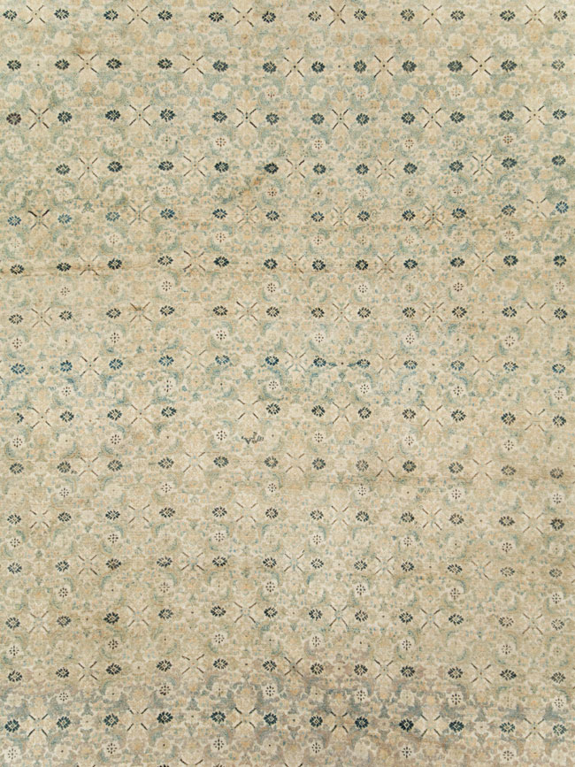 Antique Persian Dorokhsh Oversize Carpet, No.24373 - Staging