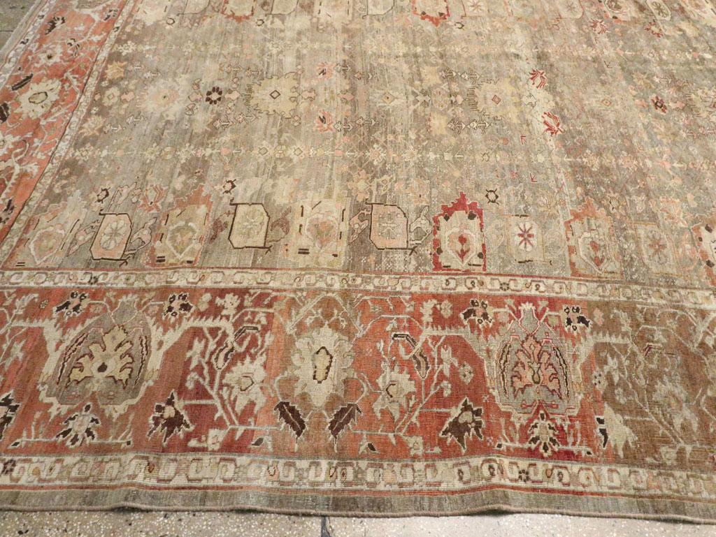 Antique Persian Bidjar Carpet, No.24374 - Staging