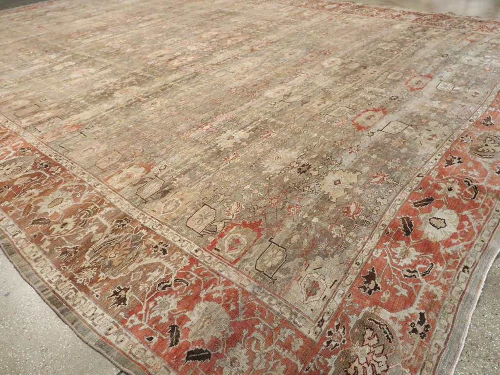 Antique Persian Bidjar Carpet, No.24374 - Staging