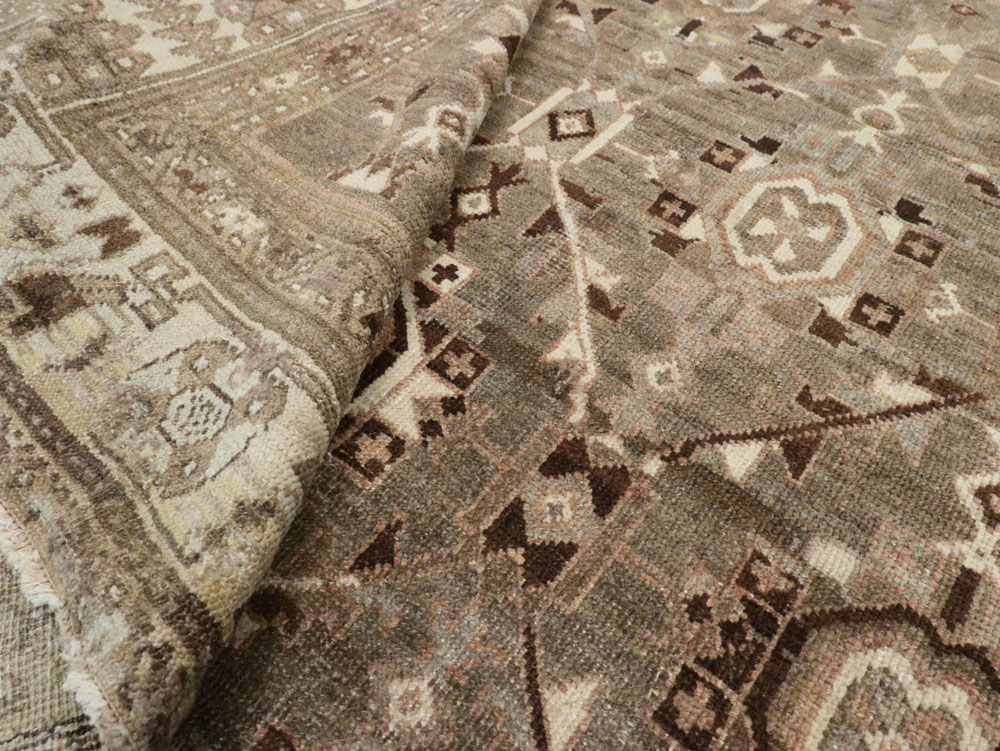 Antique Persian Malayer Gallery Carpet, No.24384 - Staging