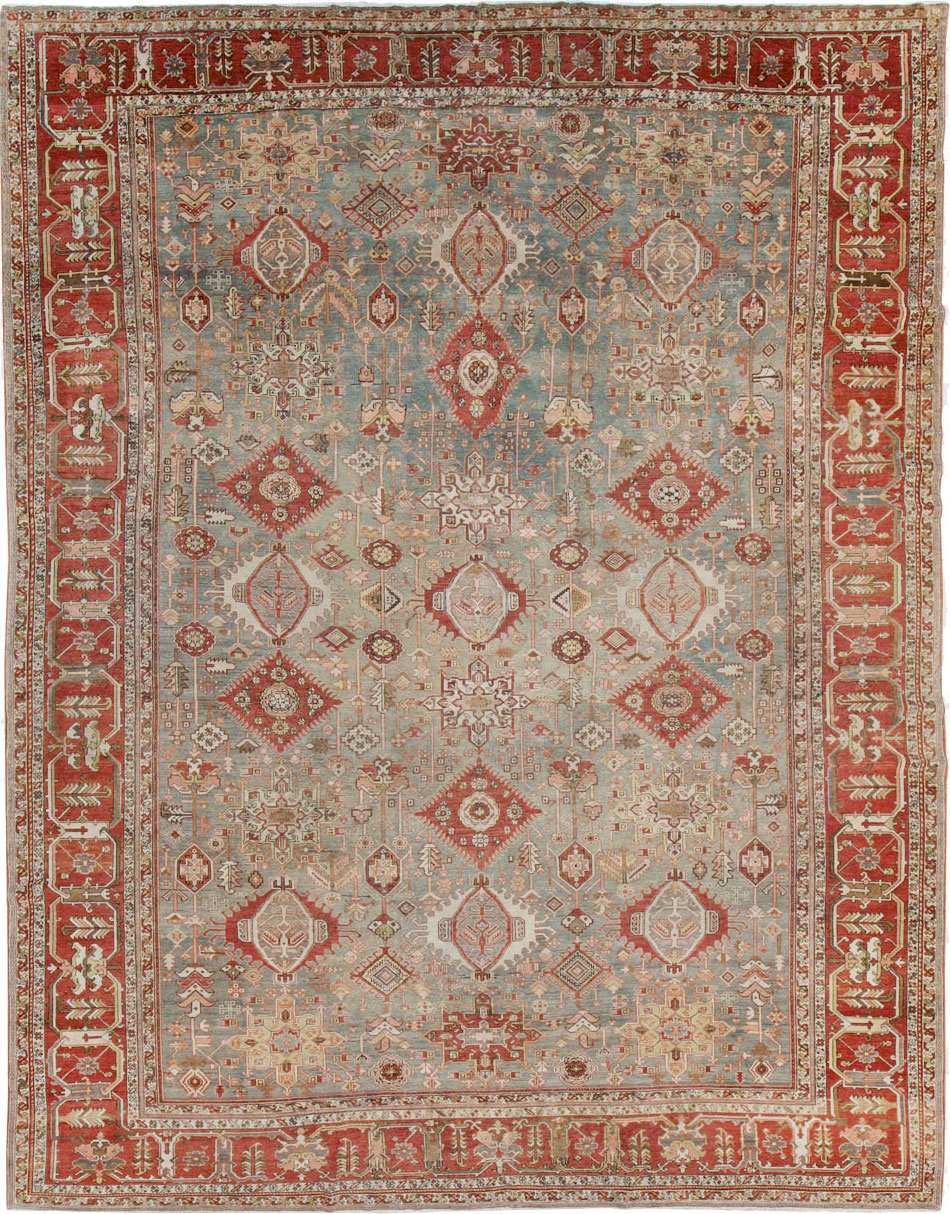 Antique Persian Karajeh Carpet, No.24387 - Staging