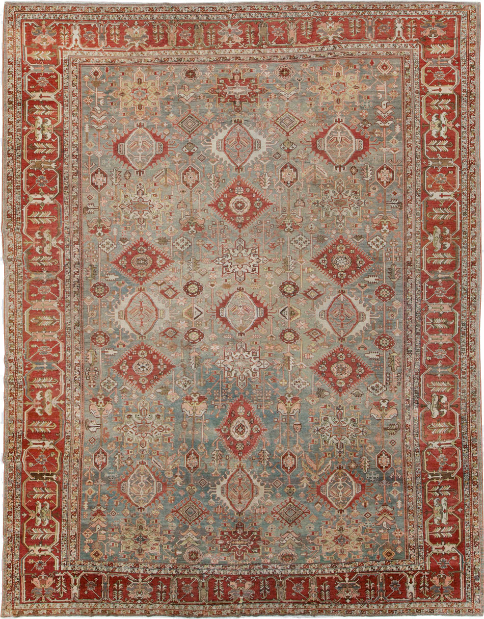 Antique Persian Karajeh Carpet, No.24387 - Staging
