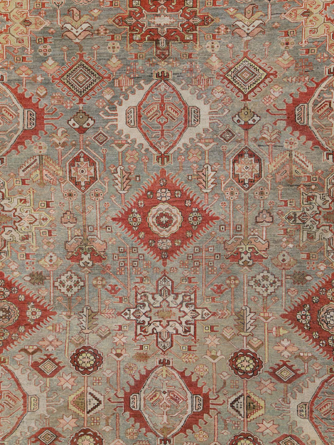 Antique Persian Karajeh Carpet, No.24387 - Staging