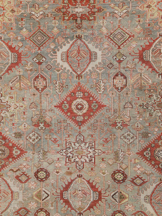 Antique Persian Karajeh Carpet, No.24387 - Staging