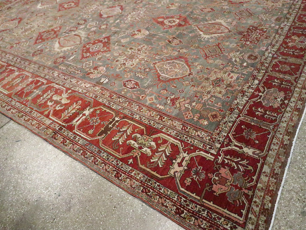 Antique Persian Karajeh Carpet, No.24387 - Staging