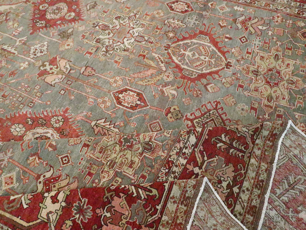Antique Persian Karajeh Carpet, No.24387 - Staging