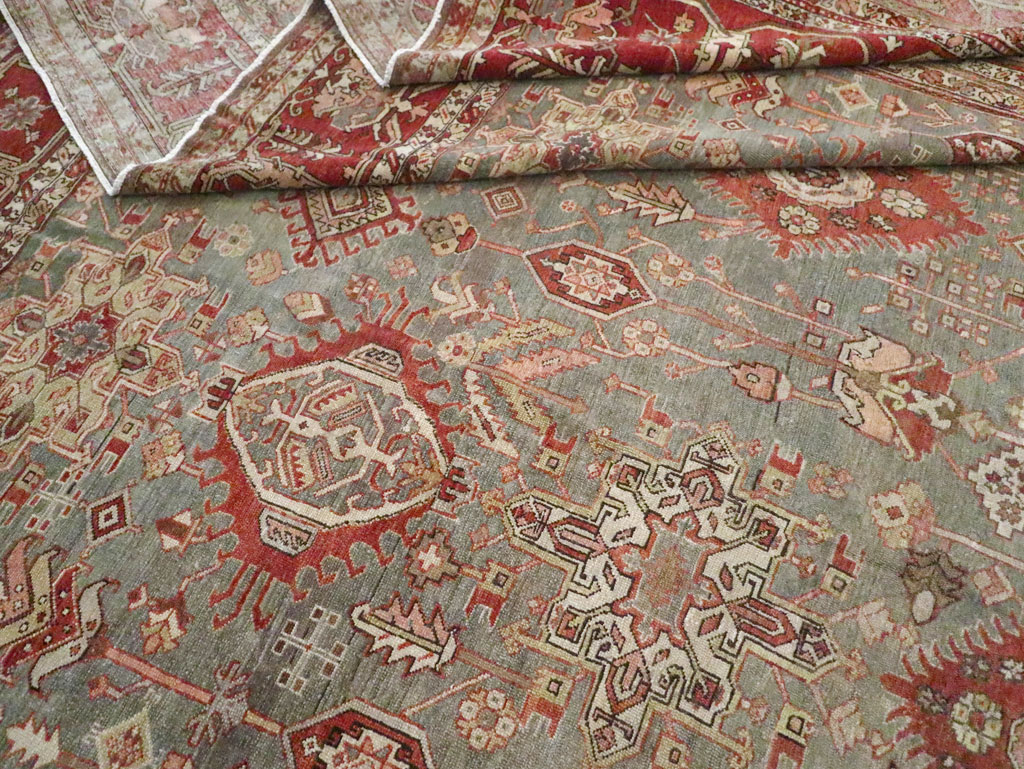 Antique Persian Karajeh Carpet, No.24387 - Staging