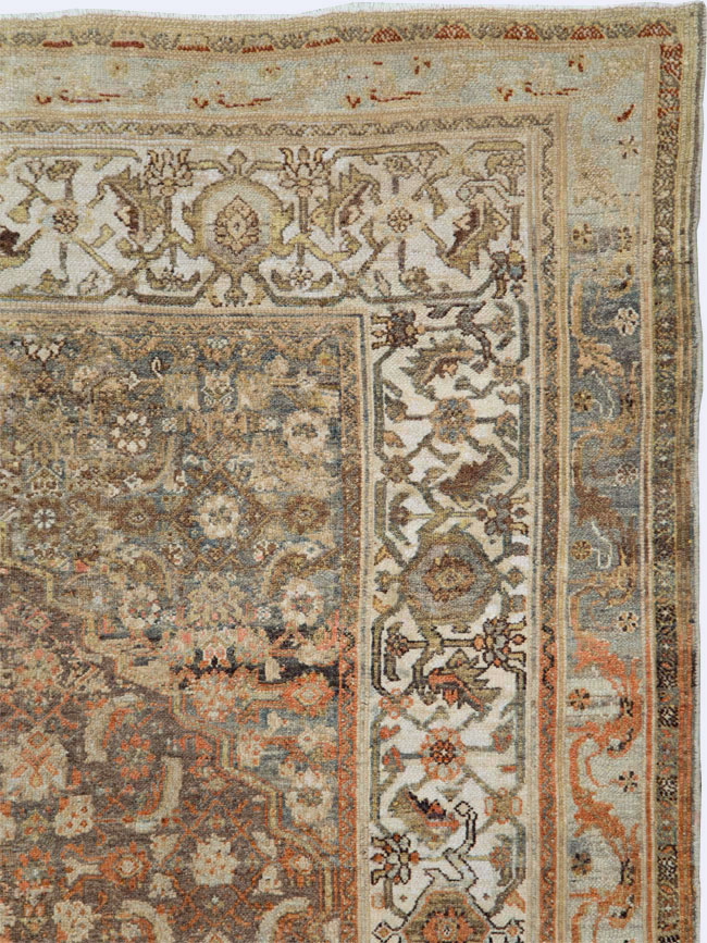 Antique Persian Bibikabad Carpet, No.24388 - Staging