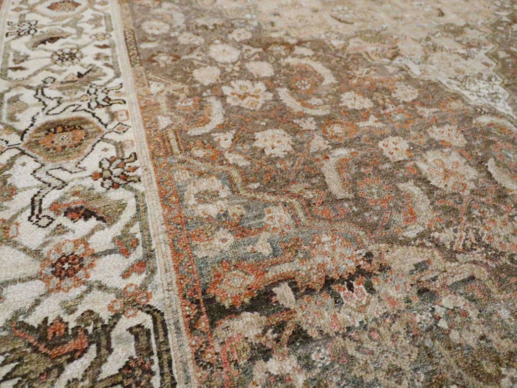 Antique Persian Bibikabad Carpet, No.24388 - Staging