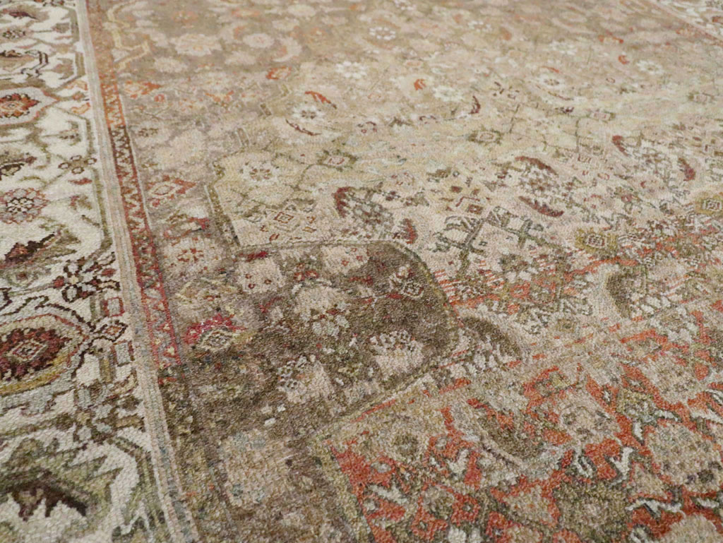 Antique Persian Bibikabad Carpet, No.24388 - Staging