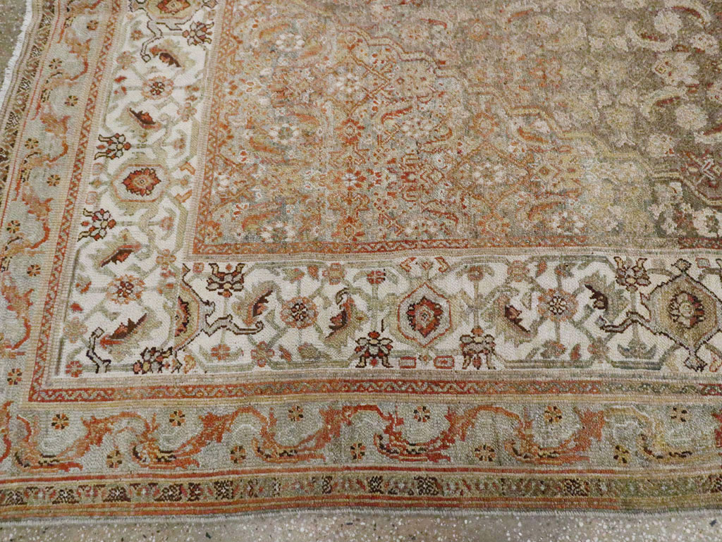 Antique Persian Bibikabad Carpet, No.24388 - Staging
