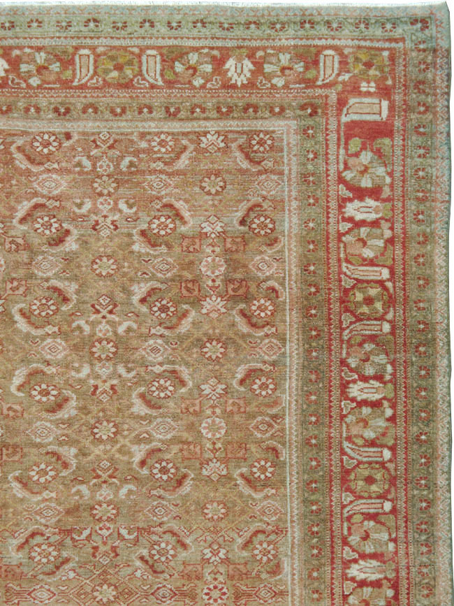 Antique Persian Malayer Carpet, No.24392 - Staging