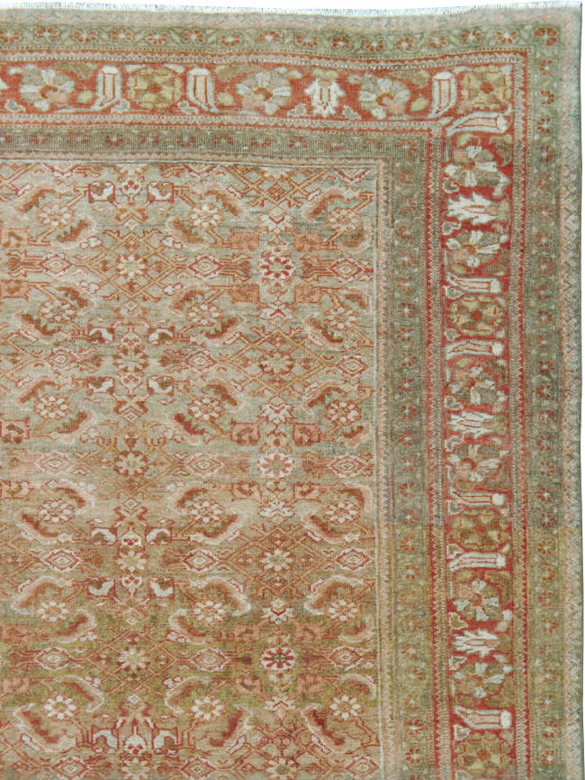 Antique Persian Malayer Carpet, No.24392 - Staging