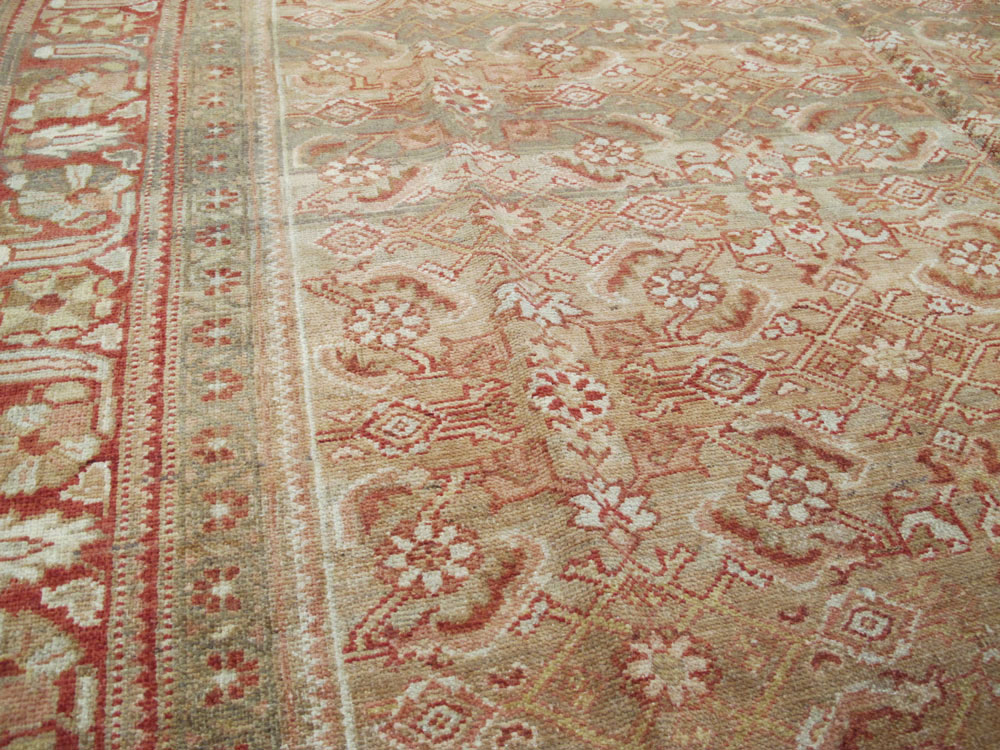 Antique Persian Malayer Carpet, No.24392 - Staging