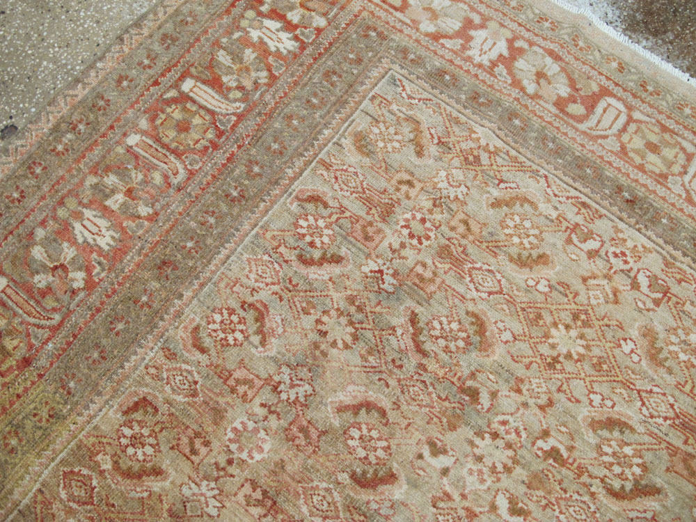 Antique Persian Malayer Carpet, No.24392 - Staging