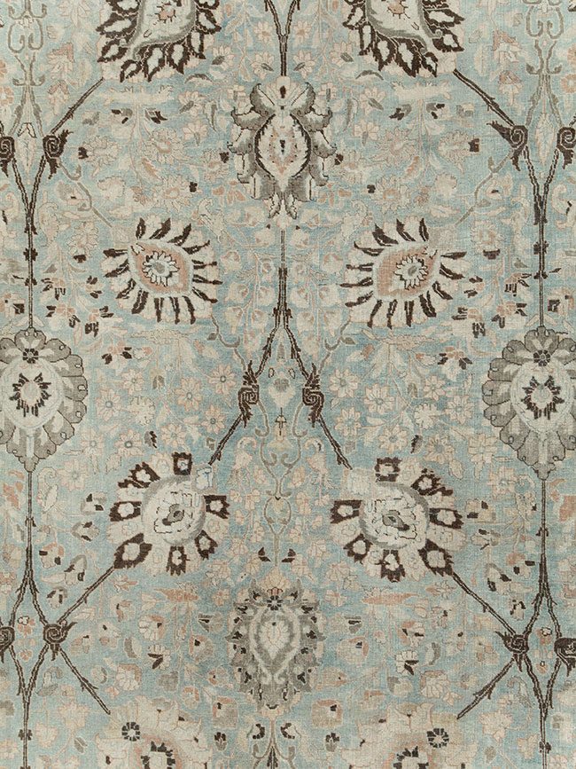 Antique Persian Tabriz Carpet, No.24400 - Staging