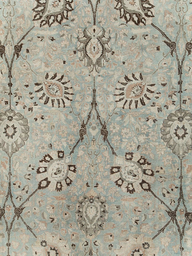 Antique Persian Tabriz Carpet, No.24400 - Staging