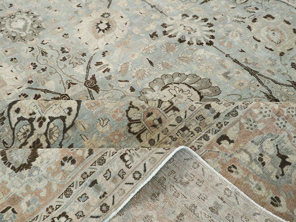 Antique Persian Tabriz Carpet, No.24400 - Staging