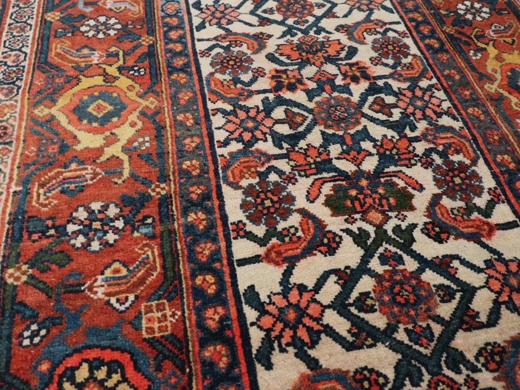 Antique Persian Bidjar Long Runner, No.24402 - Staging