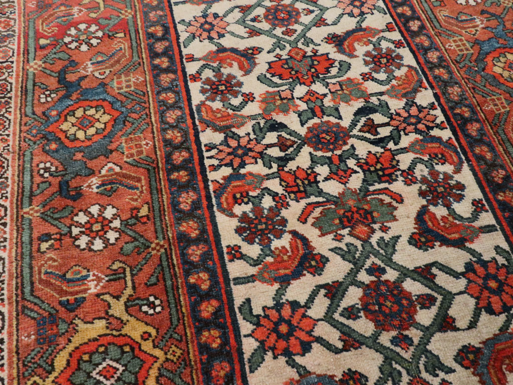 Antique Persian Bidjar Long Runner, No.24402 - Staging