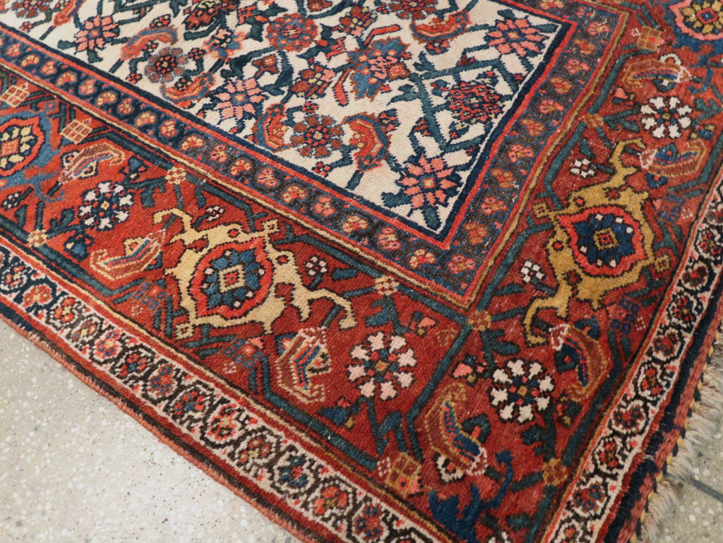 Antique Persian Bidjar Long Runner, No.24402 - Staging