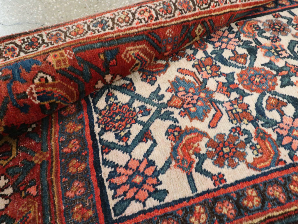 Antique Persian Bidjar Long Runner, No.24402 - Staging
