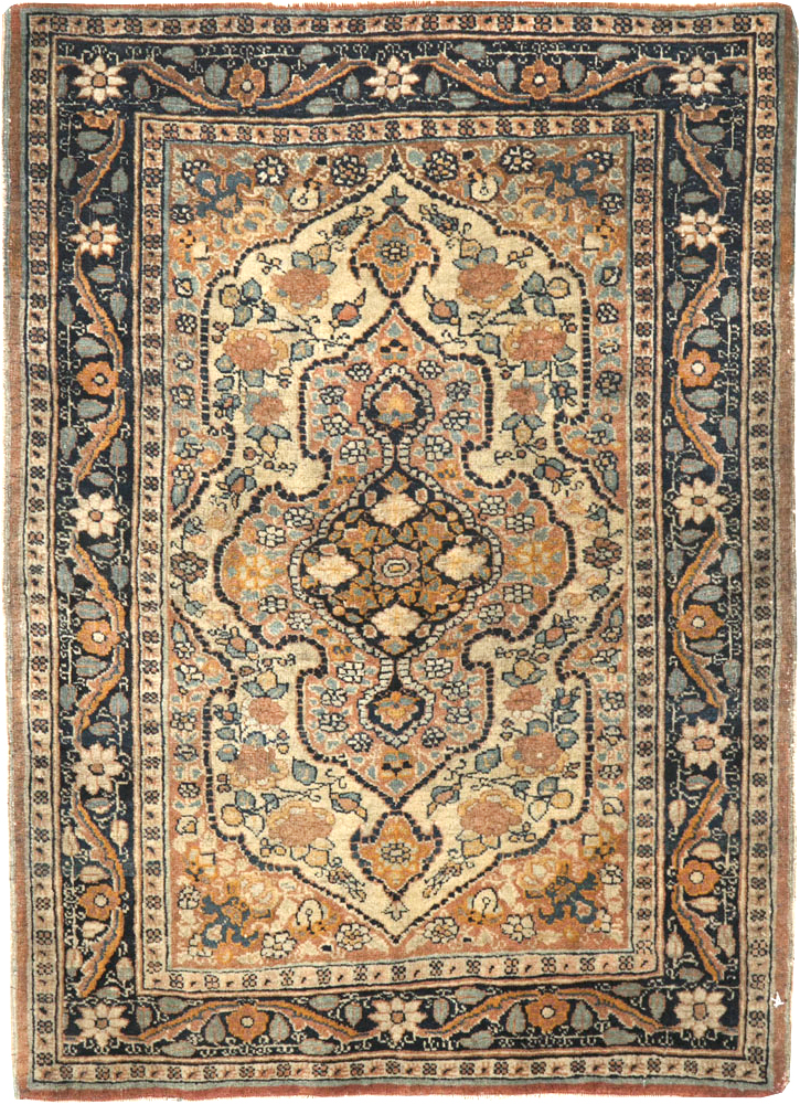 Antique Persian Tabriz Hagi Jilili Rug, No.24404 - Staging