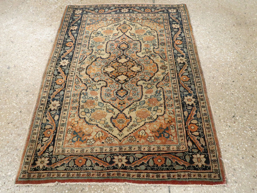 Antique Persian Tabriz Hagi Jilili Rug, No.24404 - Staging