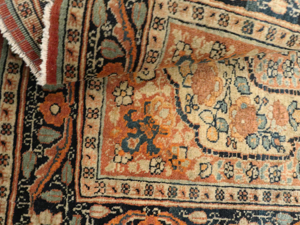 Antique Persian Tabriz Hagi Jilili Rug, No.24404 - Staging