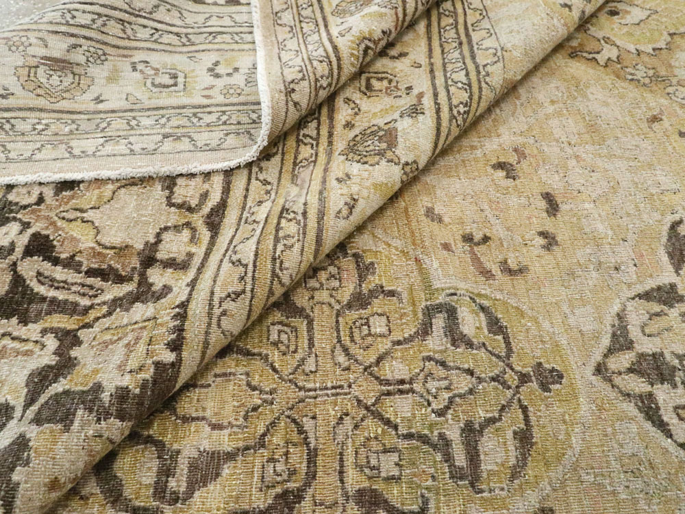 Antique Persian Dorokhsh Carpet, No.24413 - Staging