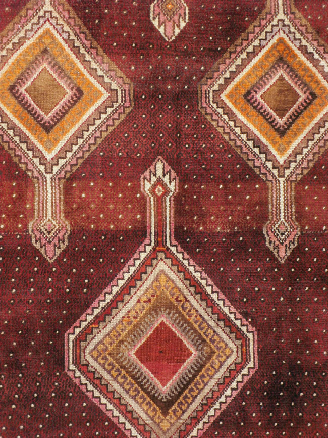 Vintage Turkish Anatolian Gallery Carpet, No.24418 - Staging