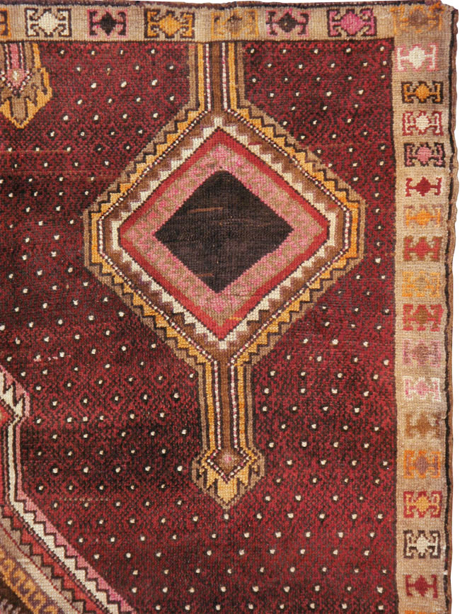 Vintage Turkish Anatolian Gallery Carpet, No.24418 - Staging