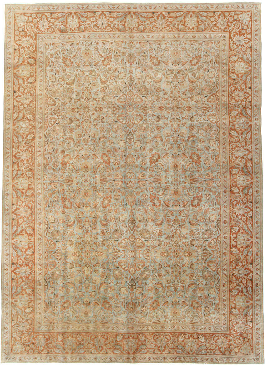Antique Persian Tabriz Carpet, No.24439 - Staging