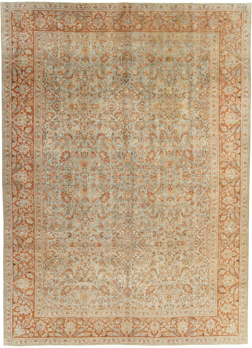 Antique Persian Tabriz Carpet, No.24439 - Staging