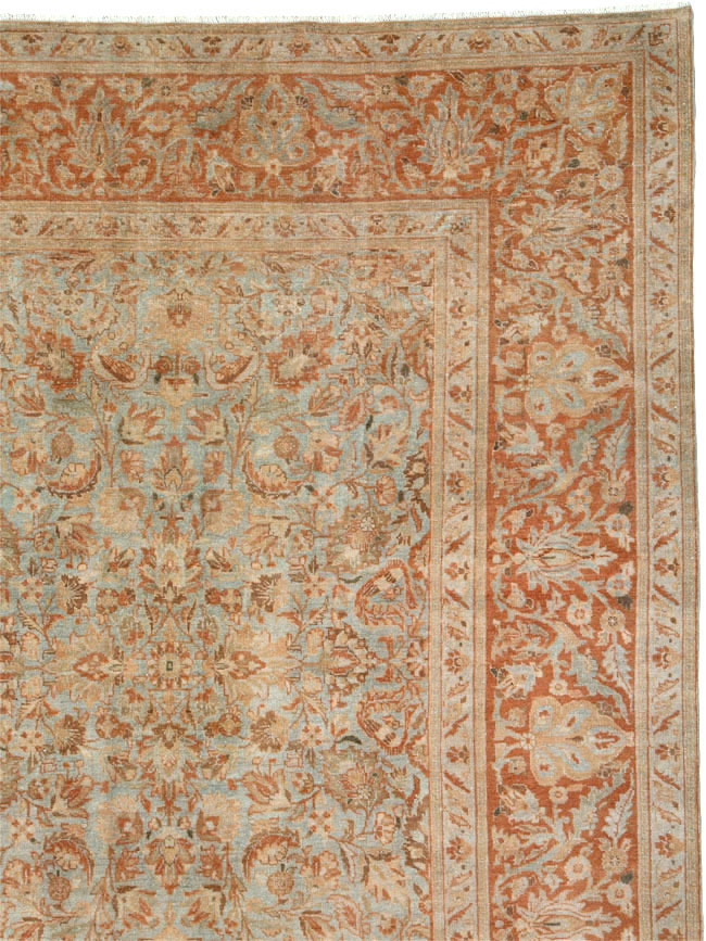 Antique Persian Tabriz Carpet, No.24439 - Staging