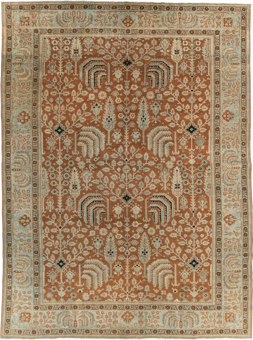 Vintage Persian Malayer Carpet, No.24441 - Staging
