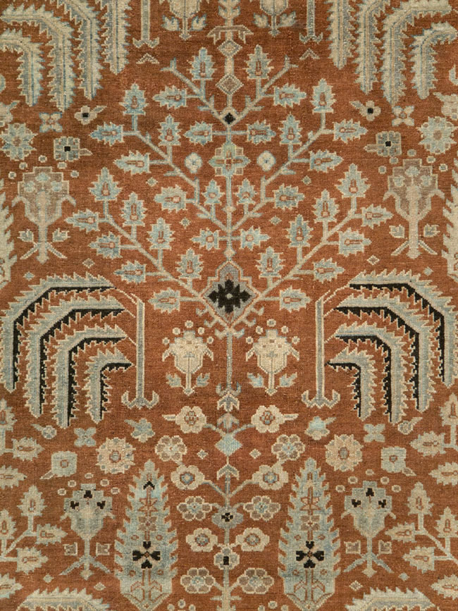 Vintage Persian Malayer Carpet, No.24441 - Staging