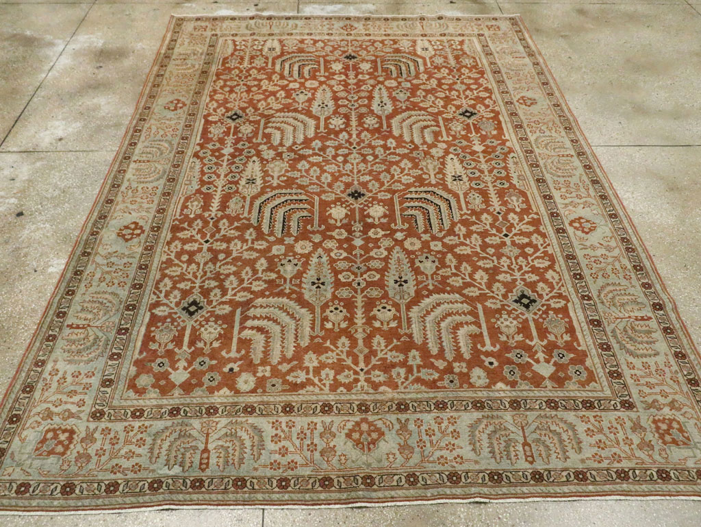 Vintage Persian Malayer Carpet, No.24441 - Staging