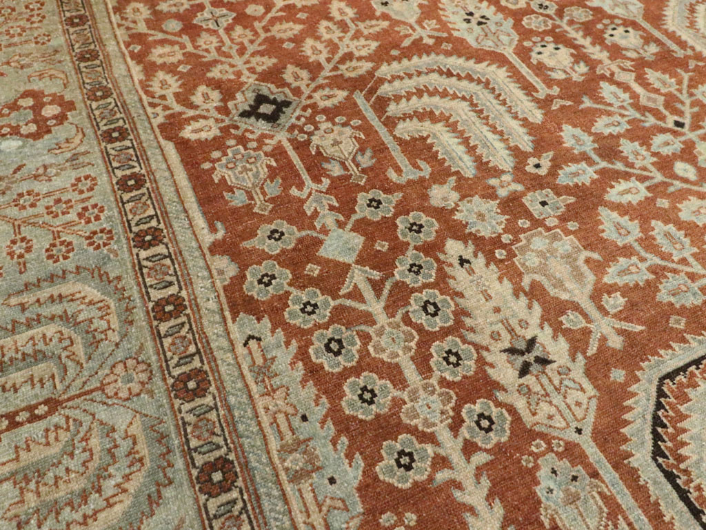 Vintage Persian Malayer Carpet, No.24441 - Staging