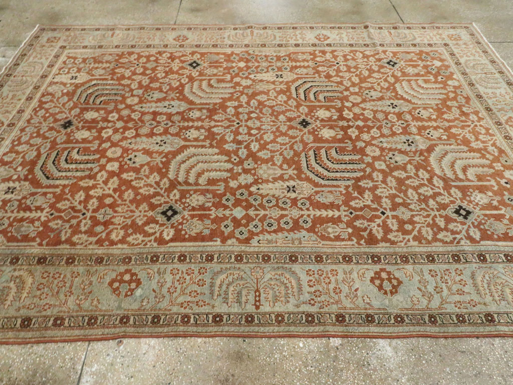 Vintage Persian Malayer Carpet, No.24441 - Staging