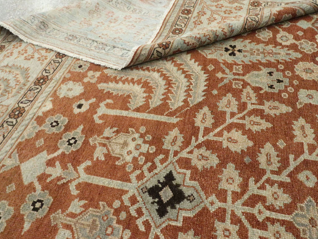 Vintage Persian Malayer Carpet, No.24441 - Staging
