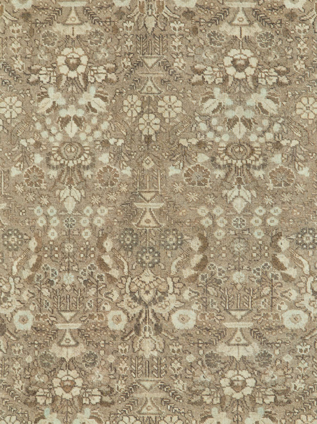 Antique Persian Tabriz Rug, No.24443 - Staging