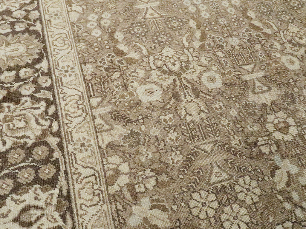 Antique Persian Tabriz Rug, No.24443 - Staging