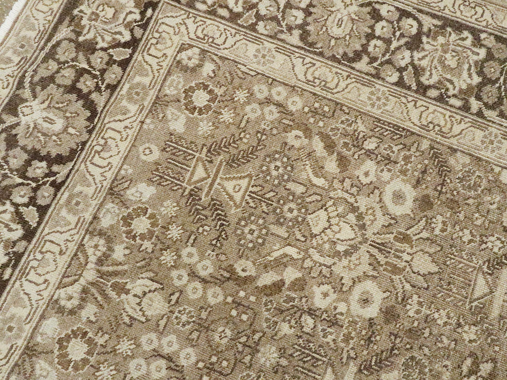 Antique Persian Tabriz Rug, No.24443 - Staging