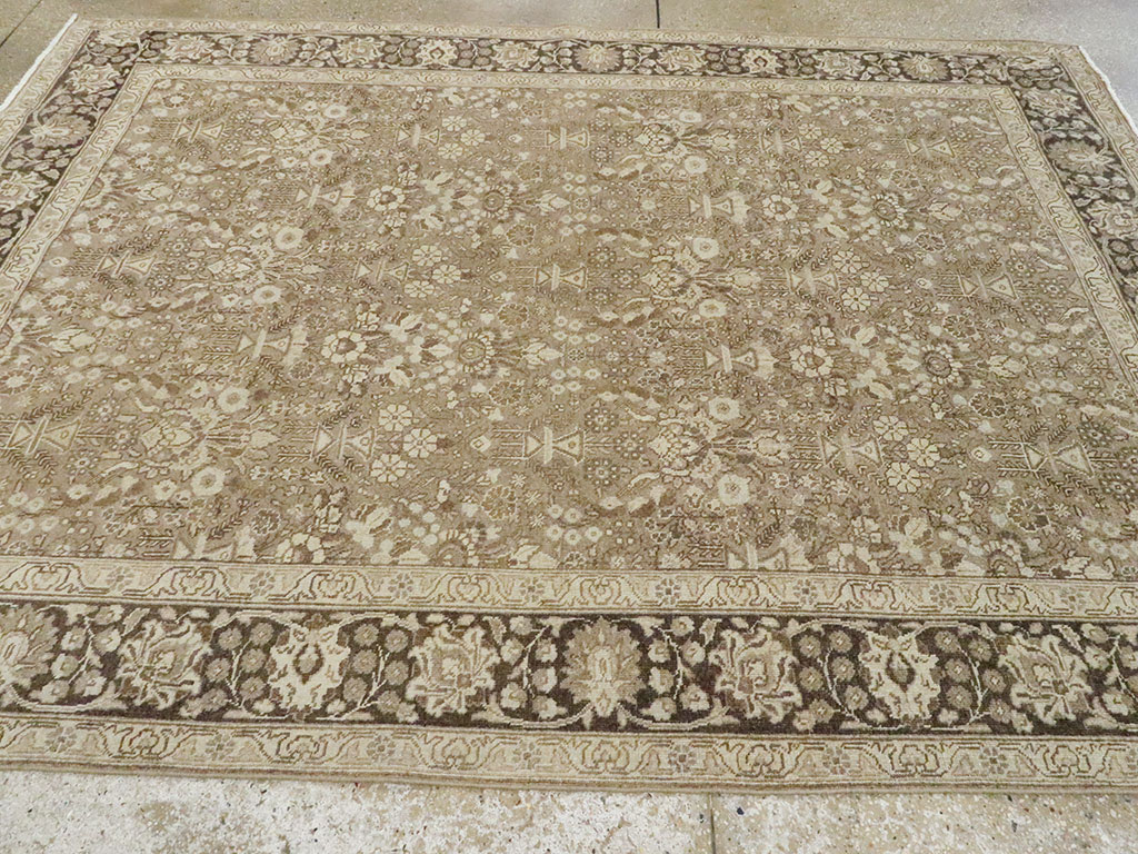 Antique Persian Tabriz Rug, No.24443 - Staging