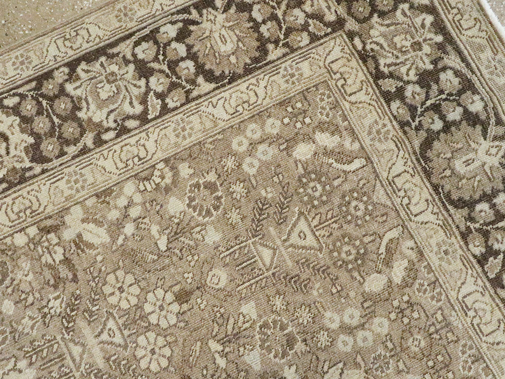 Antique Persian Tabriz Rug, No.24443 - Staging